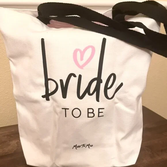 Bride to Be Canvas Tote - Picture 1 of 1